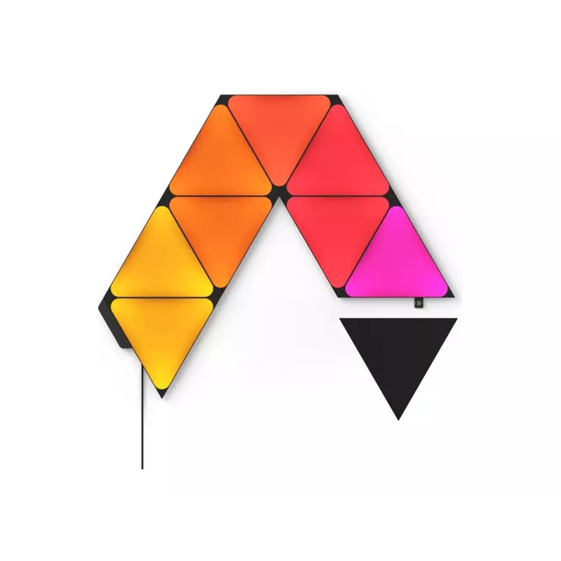 Nanoleaf Shapes Black Triangles Starter Kit (9 Πάνελ) 42W WiFi