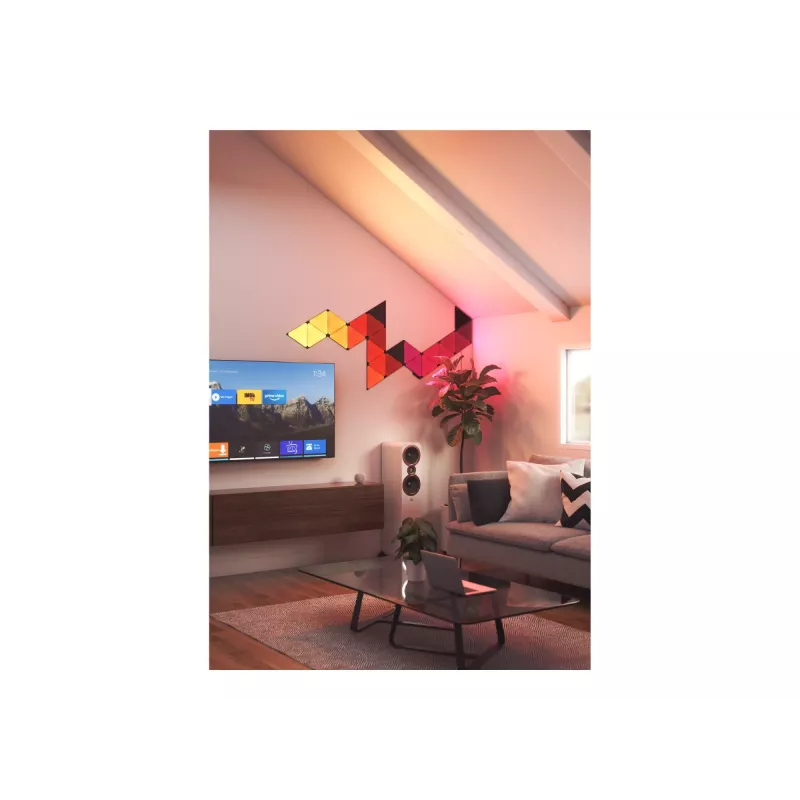Nanoleaf Shapes Black Triangles Starter Kit (9 Πάνελ) 42W WiFi