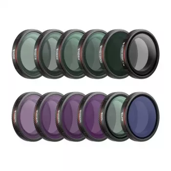 Freewell Σετ Φίλτρων για DJI Osmo Action 3/4 – Mega Kit – 12 τεμ.