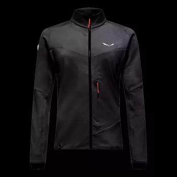 Salewa Sella Crevasse Γυναικείο Fleece Μπουφάν Black Out