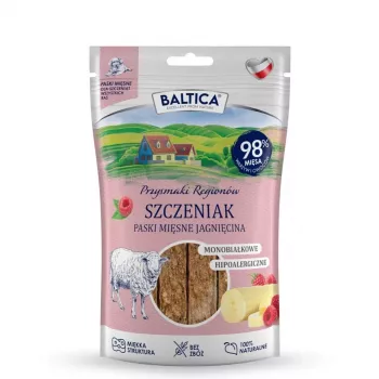 BALTICA Przysmaki Regionów Meat Strips αρνί – σνακ σκύλου – 90 g