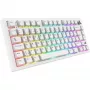 Sharkoon SGK55W SKILLER Wireless Gaming Keyboard, 75% Layout, PBT Keycaps, Λευκό