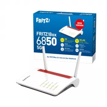 FRITZ!Box 6850 5G v2 5G/LTE router με Wi-Fi 5, Mesh, DECT