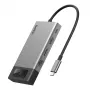 Belkin CONNECT 8-in-1 USB-C hub για 2 οθόνες - Space Gray