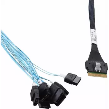 Microchip Adaptec εσωτερικό καλώδιο SAS - 1x8 Slim SAS (SFF-8654) σε 8x SATA - 0,8 m