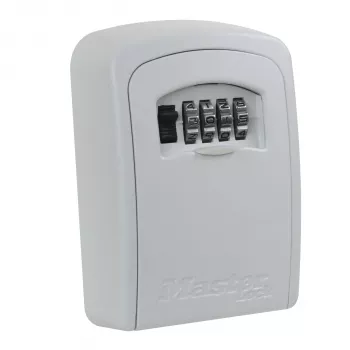 Master Lock Medium Select Access Key Safe - Επιτοίχιο - μέταλλο - γκρι - κλειδαριά με συνδυασμό αριθμών - 83 x 34 x 118 mm - 64 x 28 x 91 mm - συσκευασία 4 τεμ.