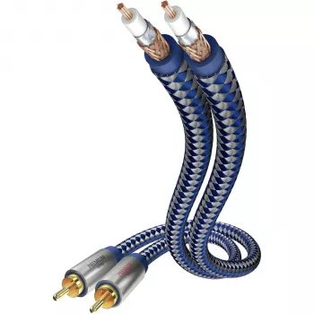 in-akustik Premium Καλώδιο ήχου RCA σε RCA, 5,0 m