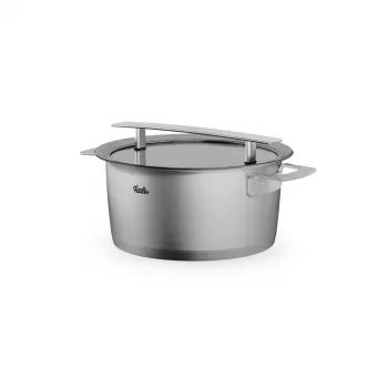 Fissler Phi Collection Κατσαρόλα με Γυάλινο Καπάκι 24 cm, 5,1 Λίτρα