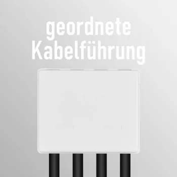 EFB Keystone Κουτί 4 Θυρών Επιφανειακής Τοποθέτησης Pure White