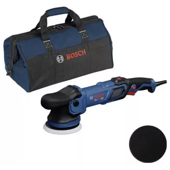 BOSCH GPX9-125S Σετ Περιστροφικού Στιλβωτή με Σφουγγάρι και Κάλυμμα Στίλβωσης, 18V Μπαταρίας (Συσκευή χωρίς Μπαταρία και Φορτιστή)