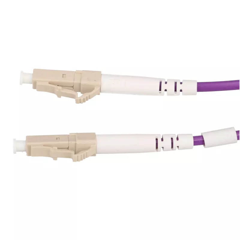 Extralink Καλώδιο patch LC/UPC σε LC/UPC, Multimode OM4 Duplex, 1 m