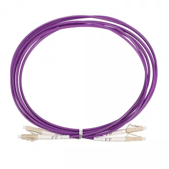 Extralink Καλώδιο patch LC/UPC σε LC/UPC, Multimode OM4 Duplex, 3,0 mm, 3 m