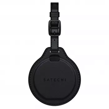 Satechi Vegan-Leder FindAll Καρφίτσα Αποσκευών Μαύρη