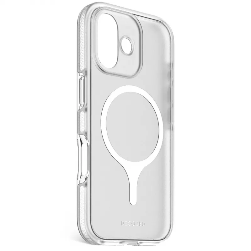 Decoded DropTec Διάφανη θήκη πλάτης για iPhone 17 με MagSafe (Frosted White)