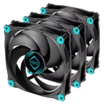 Iceberg Thermal IceGALE Silent 120mm μαύρο ανεμιστήρας κουτιού 3 τεμ.