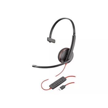 Poly Blackwire C3210 USB-C μονό ακουστικό headset (209748-22)