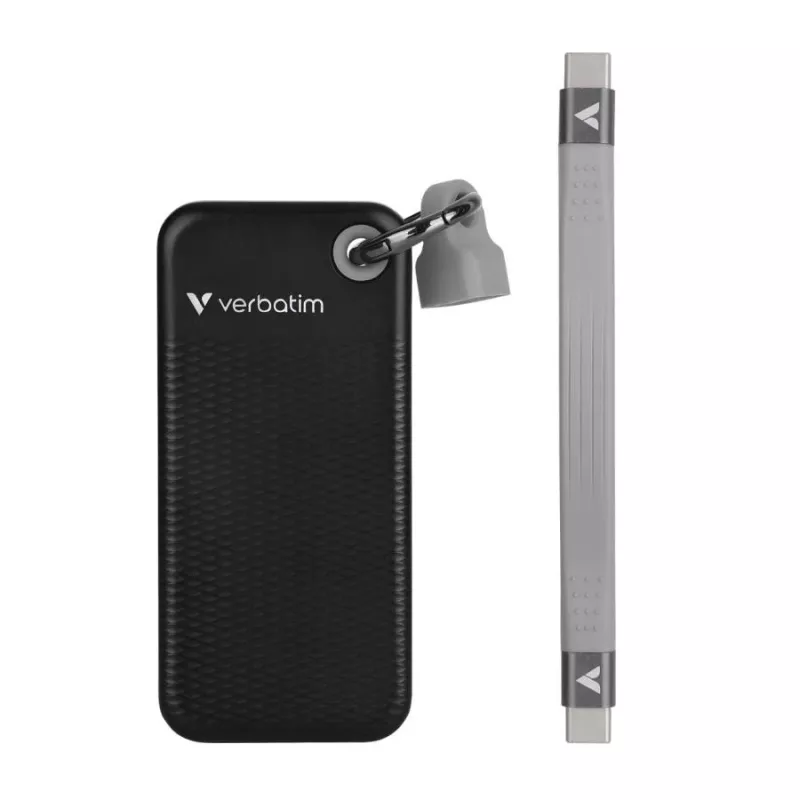 Verbatim Pocket SSD 128GB μαύρο/γκρι USB 3.2 Gen 2 εξωτερικός στερεός δίσκος