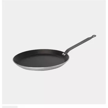 De Buyer Choc Resto Τηγάνι Επαγωγής 26 cm - Μαύρο - Στρογγυλό - Πάτος 4 mm - Αλουμίνιο - Αντικολλητικό