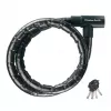 Master Lock Κλειδαριά Καλωδίου Θωρακισμένη με Κλειδί 22mm 8115EURDPS Μαύρο 1,2m