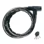 Master Lock Κλειδαριά Καλωδίου Θωρακισμένη με Κλειδί 22mm 8115EURDPS Μαύρο 1,2m
