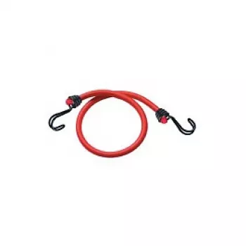 Master Lock 3020EURDAT Λάστιχο Twin Wire με Άγκιστρα Αποσκευών - 0,6 m - 40 kg - Κόκκινο - 2 Τεμ.