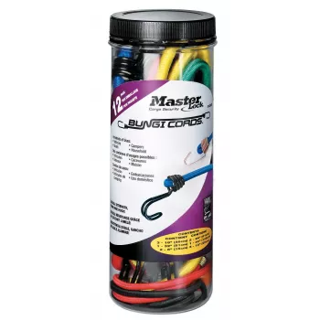 Master Lock Λάστιχο Bungee 3107EURDAT - 60 cm, Μαύρο, Λαστιχένιο Σχοινί Τάνυσης