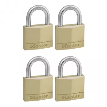 Master Lock Σετ Λουκέτων 4 τεμ. 50mm Ίδιο Κλειδί 150EURQNOP