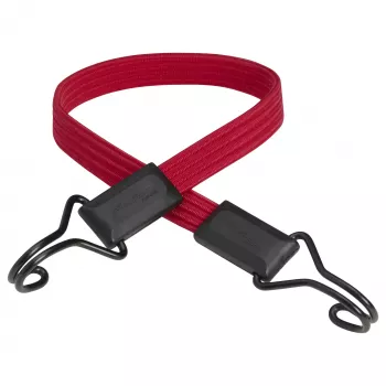 Master Lock Επίπεδο Λάστιχο Bungee Twin Wire 3224EURDAT - 60 cm, Συσκευασία 2 τεμ., Μαύρο/Κίτρινο