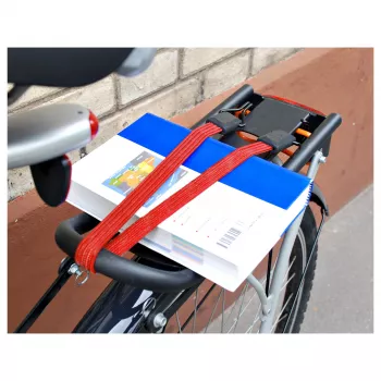 Master Lock Επίπεδο Λάστιχο Bungee Twin Wire 3224EURDAT - 60 cm, Συσκευασία 2 τεμ., Μαύρο/Κίτρινο