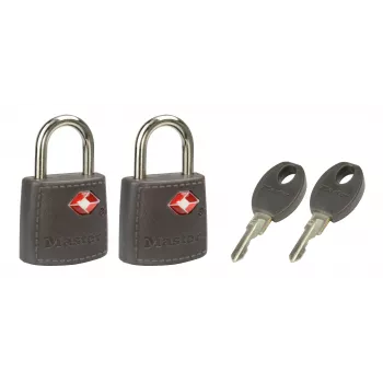 Master Lock 2 Λουκέτα 20mm Κυλίνδρου 3 Πείρων 4695EURTAST