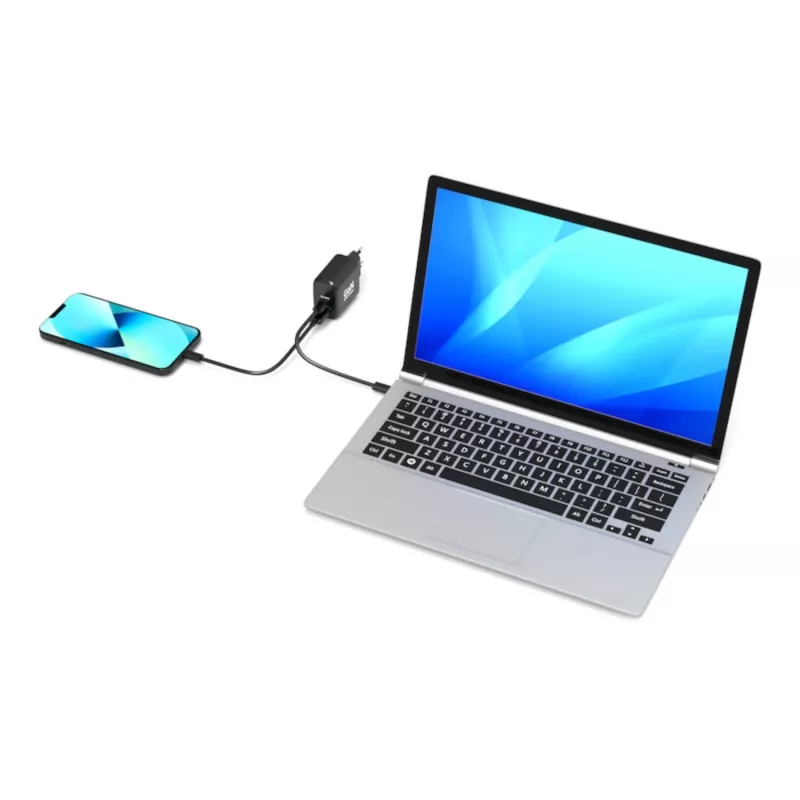 PORT Designs Επιτοίχιος Φορτιστής USB-C PD 65W GaN Βύσμα EU Μαύρο