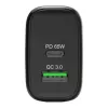 PORT Designs Επιτοίχιος Φορτιστής USB-C PD 65W GaN Βύσμα EU Μαύρο