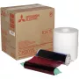 Mitsubishi CK 9015 10 x 15 Κιτ Μέσων Εκτύπωσης - 600 Εκτυπώσεις, Θερμική Εξάχνωση, Γυαλιστερό Φωτογραφικό Χαρτί
