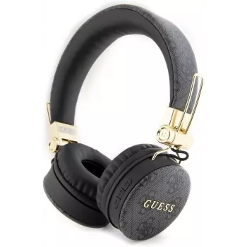 GUESS GUBH704GEMK Ασύρματα Ακουστικά Over-Ear Bluetooth, Μαύρο, 4G Metal Logo