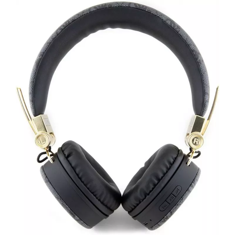 GUESS GUBH704GEMK Ασύρματα Ακουστικά Over-Ear Bluetooth, Μαύρο, 4G Metal Logo