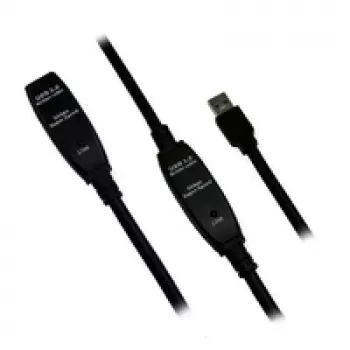 MCL Samar MC923AMF/A-15M Καλώδιο USB 3.2 Gen 1 - 15 m - USB-A σε USB-A - Μαύρο