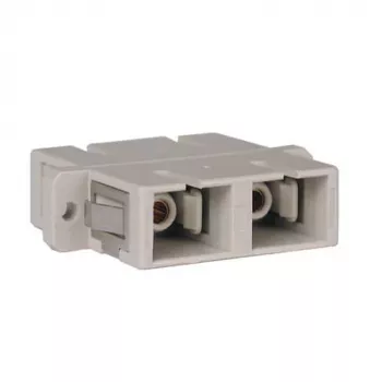 Tripp Duplex Fiber Optic MMF/SMF Multimode Singlemode Coupler SC/SC - Network Coupler - SC Multimode (Μπεζ)