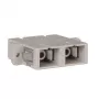 Tripp Duplex Fiber Optic MMF/SMF Multimode Singlemode Coupler SC/SC - Network Coupler - SC Multimode (Μπεζ)