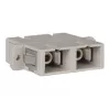Tripp Duplex Fiber Optic MMF/SMF Multimode Singlemode Coupler SC/SC - Network Coupler - SC Multimode (Μπεζ)