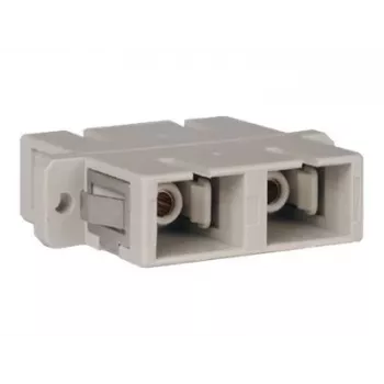 Tripp Duplex Fiber Optic MMF/SMF Multimode Singlemode Coupler SC/SC - Network Coupler - SC Multimode (Μπεζ)