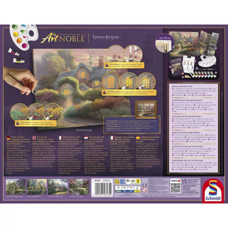 Schmidt My ArtNOBLE Thomas Kinkade - Rosebud Cottage Παζλ 1000 Τεμαχίων