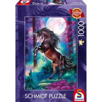 Schmidt Spiele Einhorn bei Vollmond Παζλ 1000 Τεμαχίων