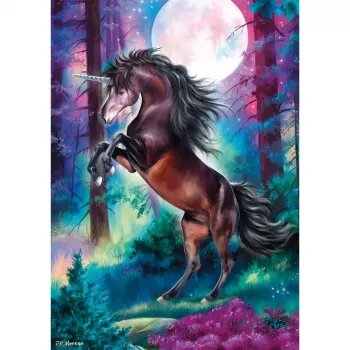 Schmidt Spiele Einhorn bei Vollmond Παζλ 1000 Τεμαχίων