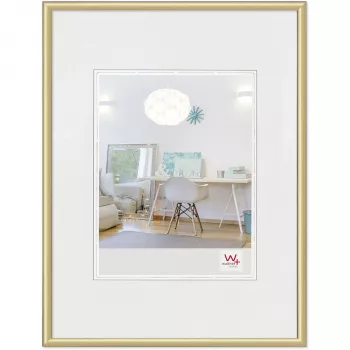 Walther Design KV824G Πλαστική Κορνίζα Χρυσή 10x15 cm Επιτοίχια Ορθογώνια