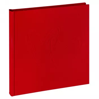 Walther My Heart Φωτοάλμπουμ Κόκκινο 20x20 cm 40 Λευκές Σελίδες Δερματόδετο FA243R