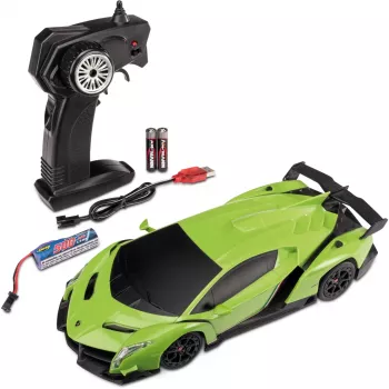 Carson 1:24 Lamborghini Veneno 2.4G 100% RTR Τηλεκατευθυνόμενο αυτοκίνητο Πράσινο