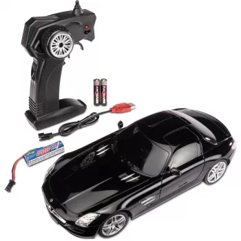 Carson RC 1:24 Mercedes-Benz SLS AMG 2.4G 100% RTR Μαύρο