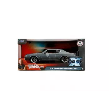 Jada Toys Fast & Furious 1970 Chevrolet Chevelle SS 1:24 Die-Cast Μοντέλο αυτοκινήτου - Gunmetal Grey