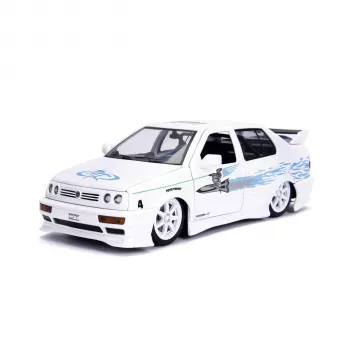 Jada Fast & Furious 1995 VW Jetta 1:24 Die-Cast Μοντέλο αυτοκινήτου (Λευκό)