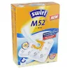 Swirl M 52 MicroPor Plus Σακούλες ηλεκτρικής σκούπας (συσκευασία 4 τεμ.) με φίλτρα